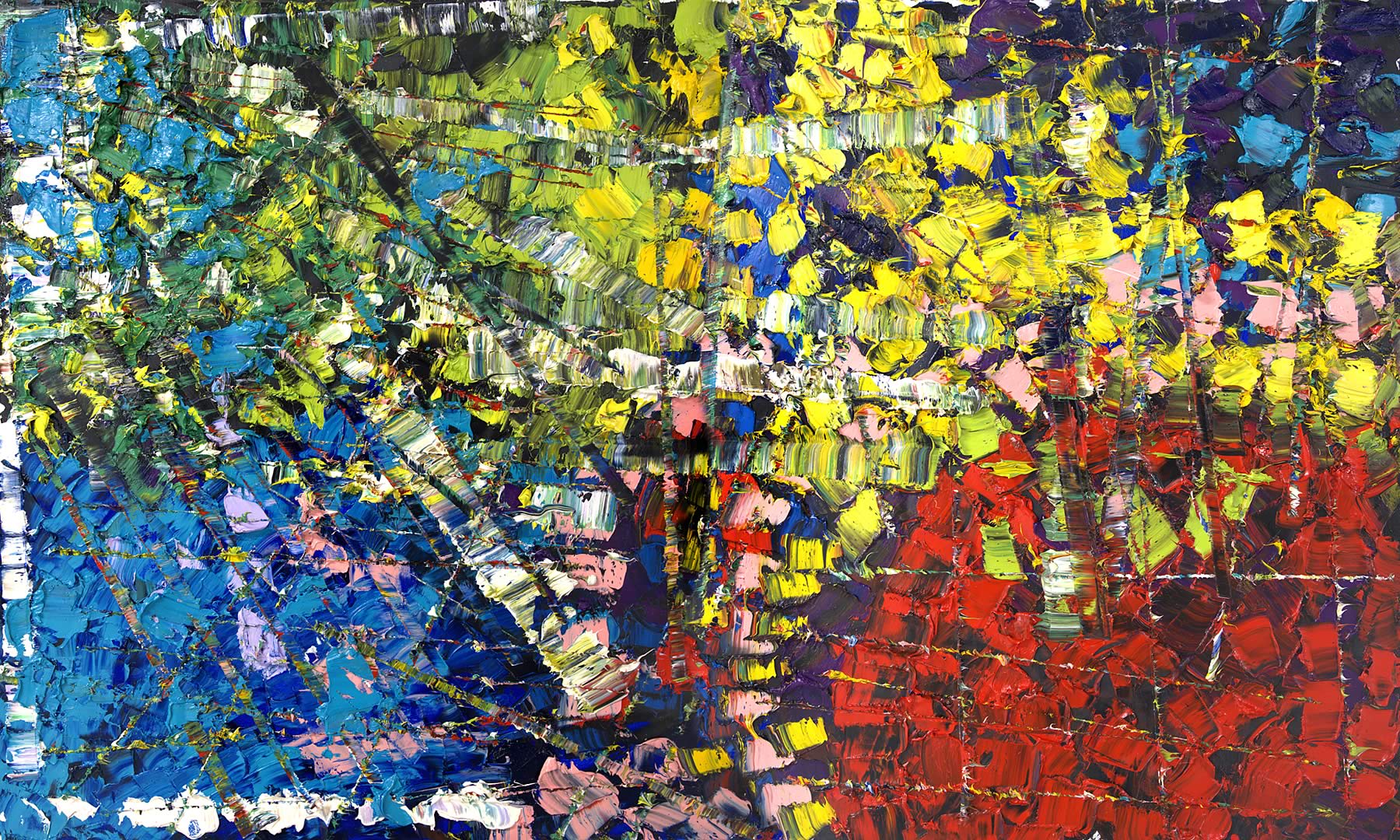Sky and Autumn Leaves 36x60 2025 oil on canvas web thumb